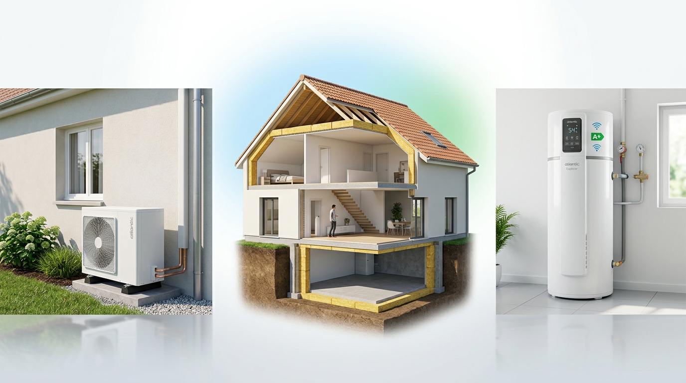 Pompe à chaleur, isolation thermique et ballon thermodynamique — solutions de rénovation énergétique